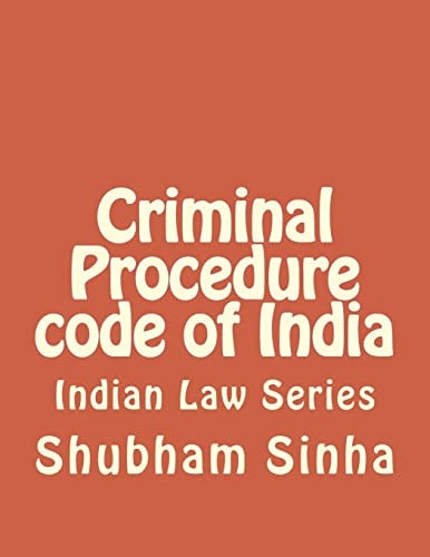 Criminal Procedure Code of India Indian Law Series