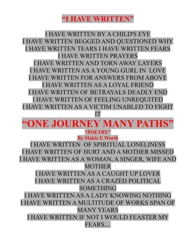 One Journey Many Paths Poetry
