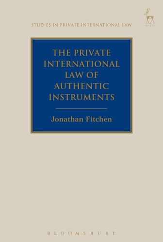 The Private International Law of Authentic Instruments