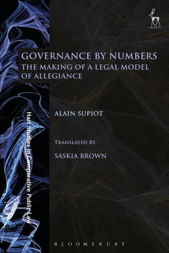 Governance by Numbers The Making of a Legal Model of Allegiance