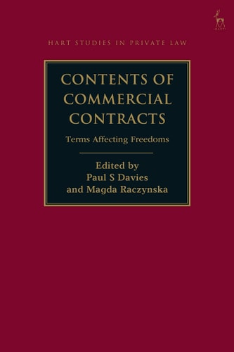 Contents of Commercial Contracts Terms Affecting Freedoms