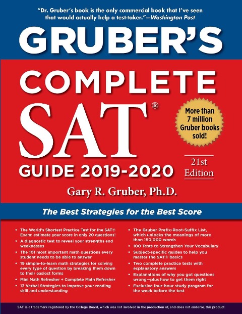 Grubers Complete SAT Guide 2019-2020