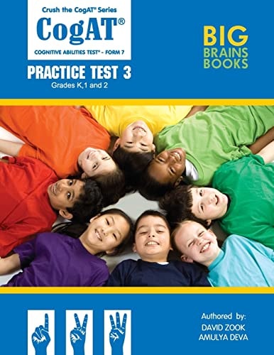 Crush the CogAT Form 7 Practice Test 3 (Grades K, 1, and 2)