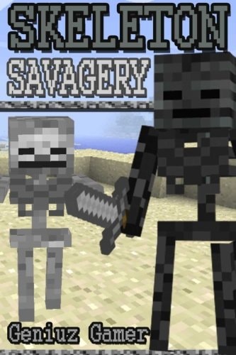 Skeleton Savagery (Black and White)