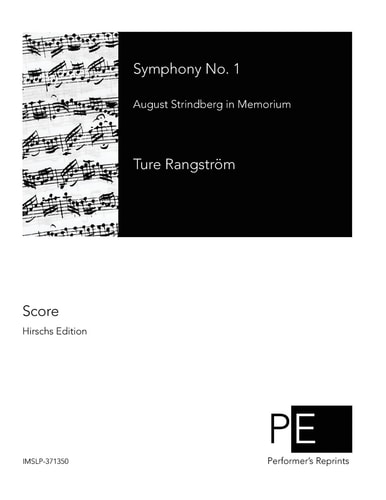 Symphony No. 1 August Strindberg in Memorium