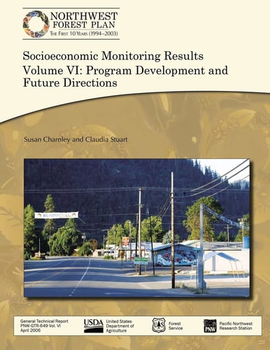 Socioeconomic Monitoring Results Volume VI Program Development and Future Directions