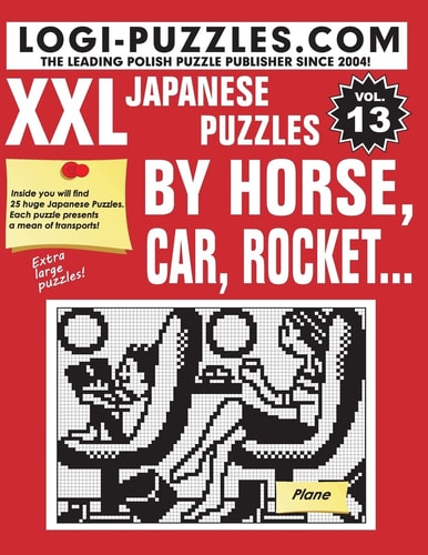 XXL Japanese Puzzles By Horse, Car, Rocket...