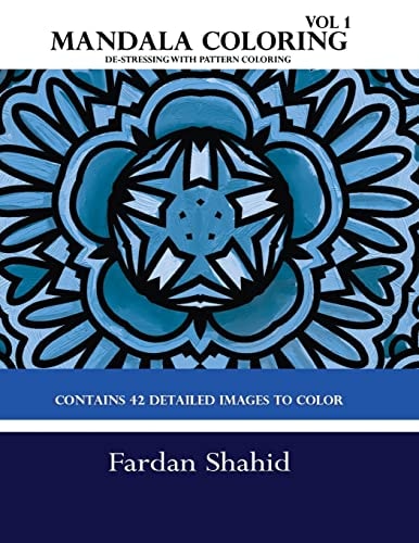 Mandala Coloring Book De-Stressing with Pattern Coloring