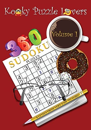 Sudoku Puzzle Book, Volume 1 360 Puzzles with 4 Difficulty Levels (very Easy to Hard)