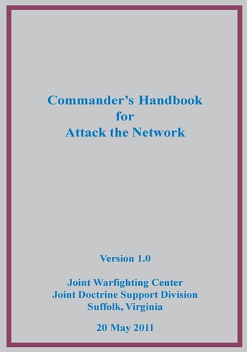 Commander's Handbook for Attack the Network (Black and White)