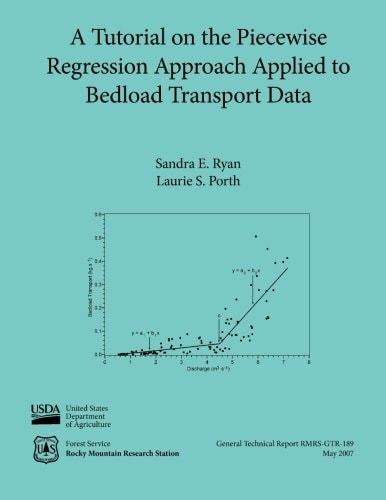 A Tutorial on the Piecewise Regression Approach Applied to Bedload Transport Data