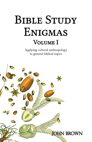 Bible Study Enigmas, Volume I Applying Cultural Anthropology to General Biblical Topics