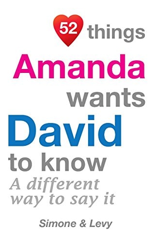 52 Things Amanda Wants David To Know A Different Way To Say It