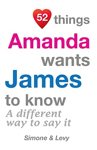 52 Things Amanda Wants James To Know A Different Way To Say It