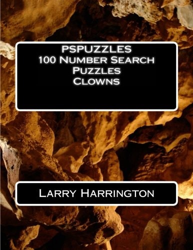 PSPUZZLES 100 Number Search Puzzles Clowns