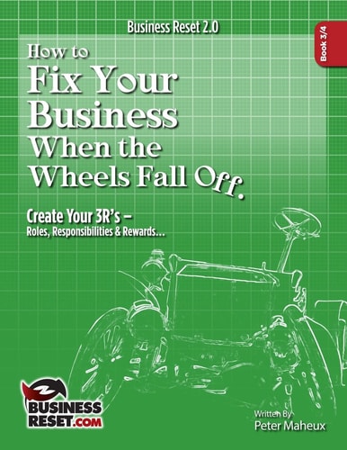 How to Fix Your Business When the Wheels Fall Off... Create Your 3R's - Roles, Responsibilities and Rewards