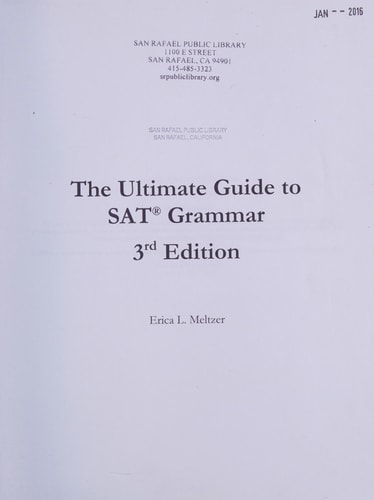 The Ultimate Guide to SAT Grammar