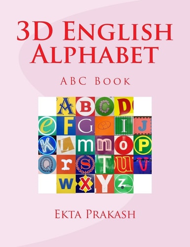 3D English Alphabet ABC Book