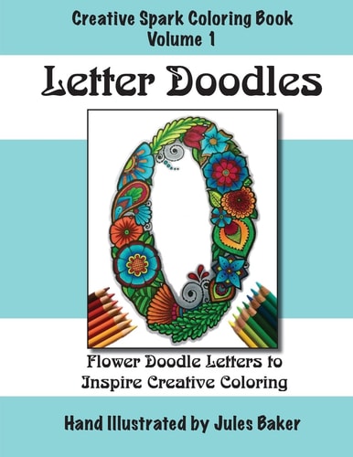 Creative Spark Coloring Book Letter Doodles