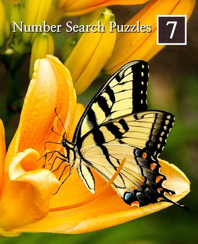 Number Search Puzzles 7 100 Elegant Puzzles in Large Print