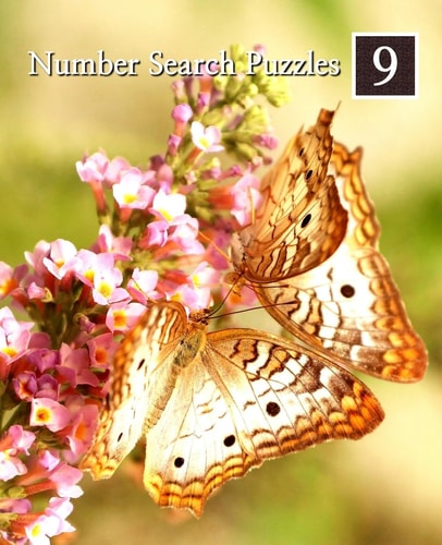 Number Search Puzzles 9 100 Elegant Puzzles in Large Print