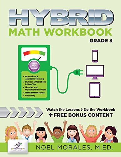 Hybrid Math Workbook Grade 3