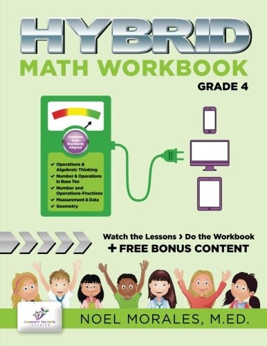 Hybrid Math Workbook Grade 4