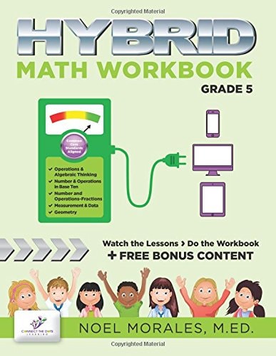 Hybrid Math Workbook Grade 5