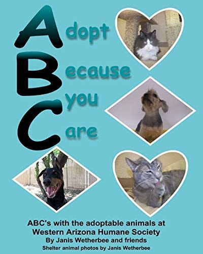 Adopt Because You Care ABC's with Shelter Pets.