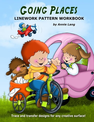 Going Places Linework Pattern Workbook