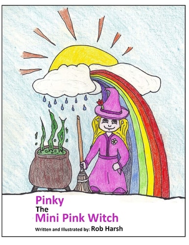 Pinky The Mini Pink Witch