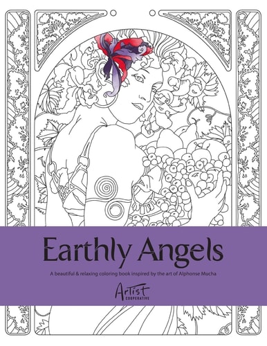 Earthly Angels A Beautiful and Relaxing Coloring Book
