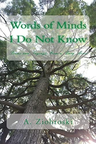 Words of Minds I Do Not Know Poems and Sayings from a Busy Mind