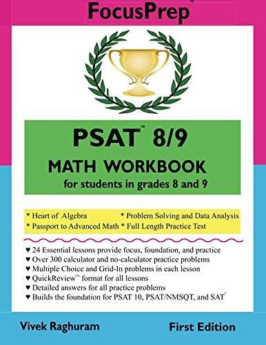 PSAT 8/9 MATH Workbook For Students in Grades 8 And 9