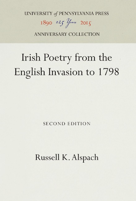 Irish Poetry from the English Invasion to 1798