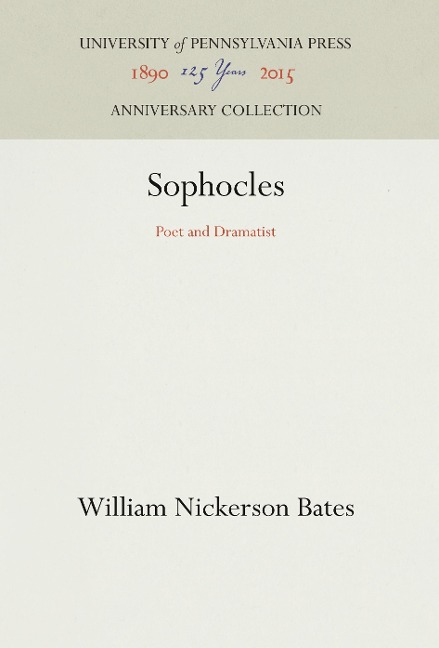 Sophocles: Poet and Dramatist