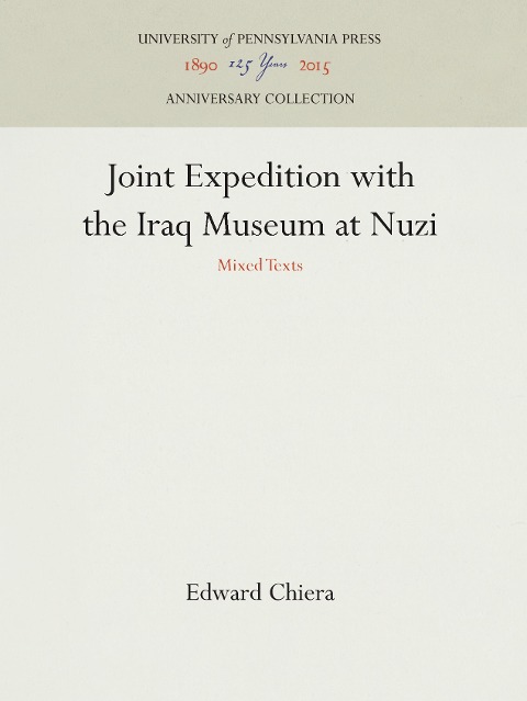 Joint Expedition with the Iraq Museum at Nuzi: Mixed Texts