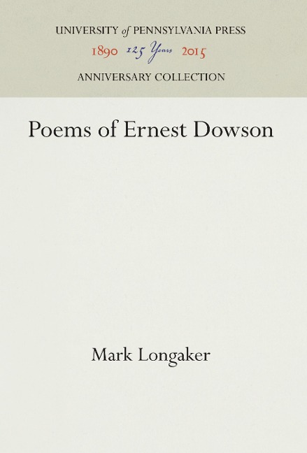Poems of Ernest Dowson