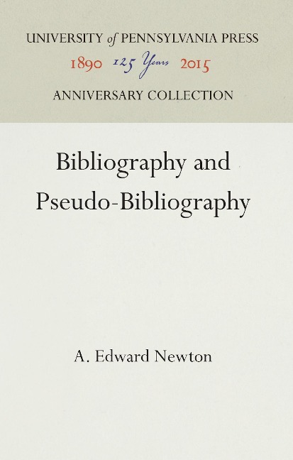 Bibliography and Pseudo-Bibliography