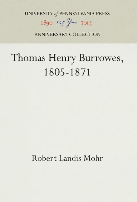 Thomas Henry Burrowes, 1805-1871