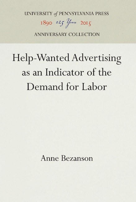 Help-Wanted Advertising as an Indicator of the Demand for Labor