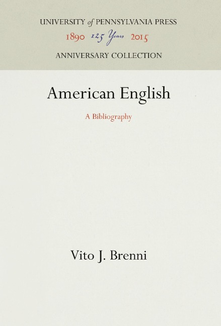 American English: A Bibliography