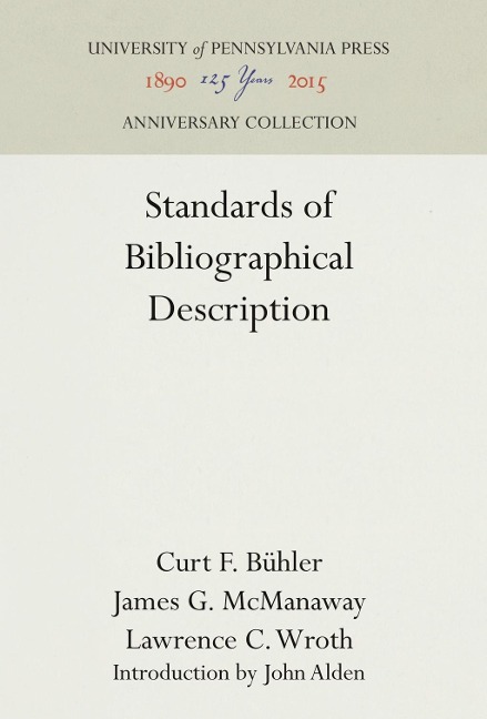 Standards of Bibliographical Description