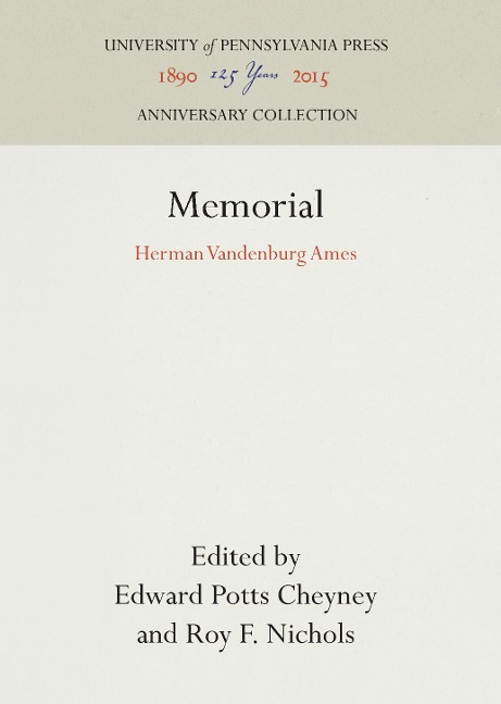 Memorial: Herman Vandenburg Ames