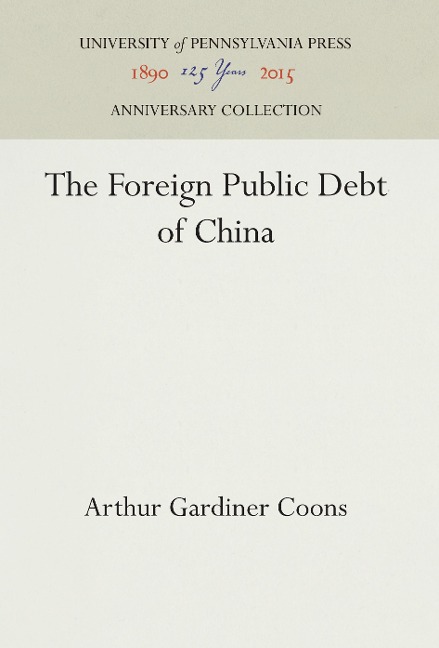 The Foreign Public Debt of China