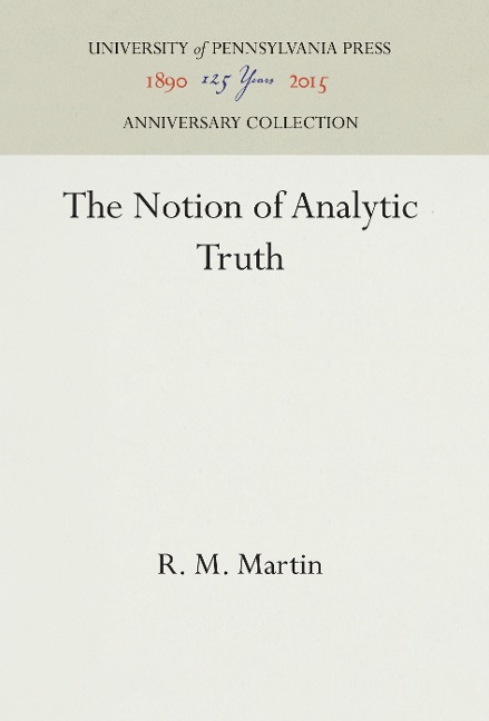 The Notion of Analytic Truth