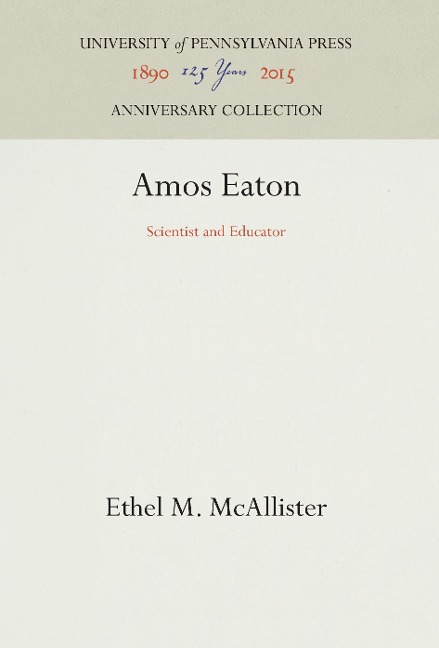 Amos Eaton: Scientist and Educator