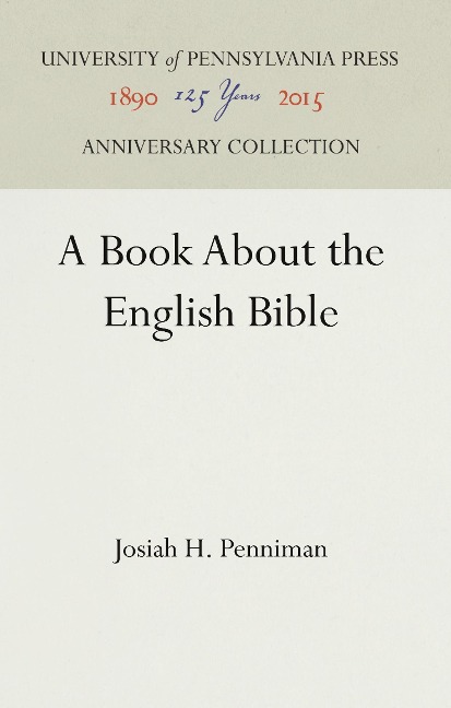 A Book about the English Bible