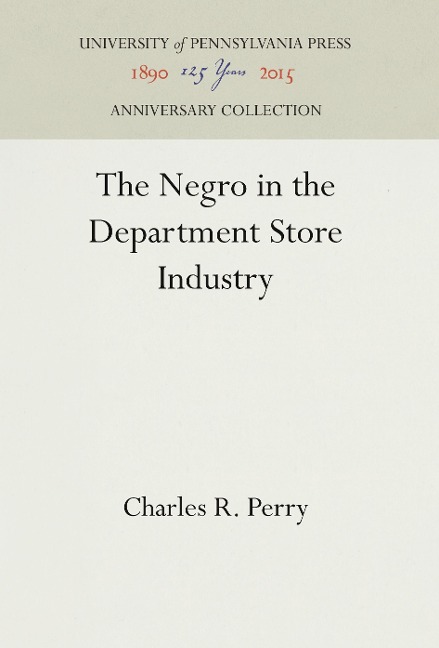 The Negro in the Department Store Industry