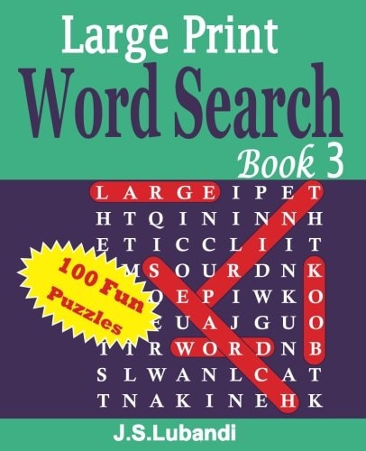Large Print Word Search Book 3